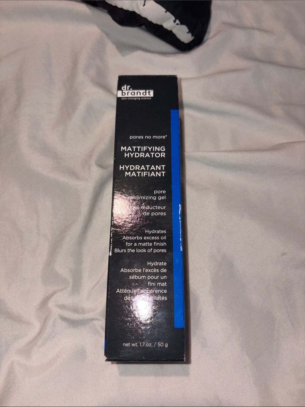Dr. Brandt Mattifying Hydrator - Black and Blue Packaging